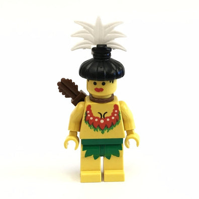 LEGO Minifigure-Islander, Female with Quiver-Pirates / Pirates I / Islanders-PI066A-Creative Brick Builders